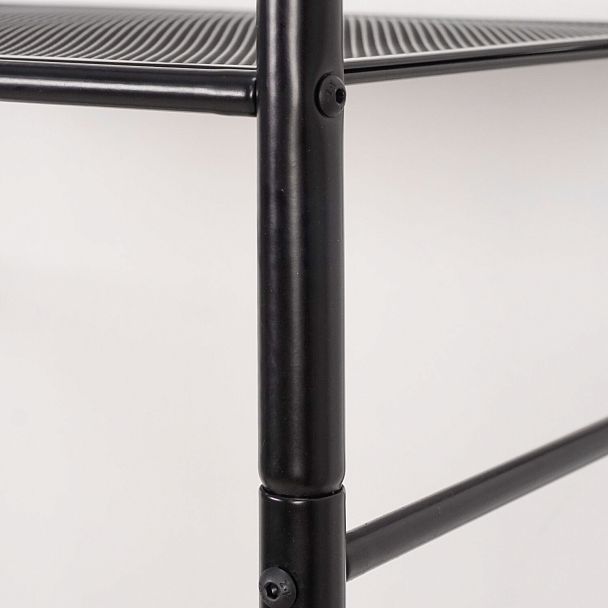 Стеллаж на металлокаркасе "Валенсия-14", 455х300х1205 мм, 4 полки, черный, СТВ14 Ч - Вид 5