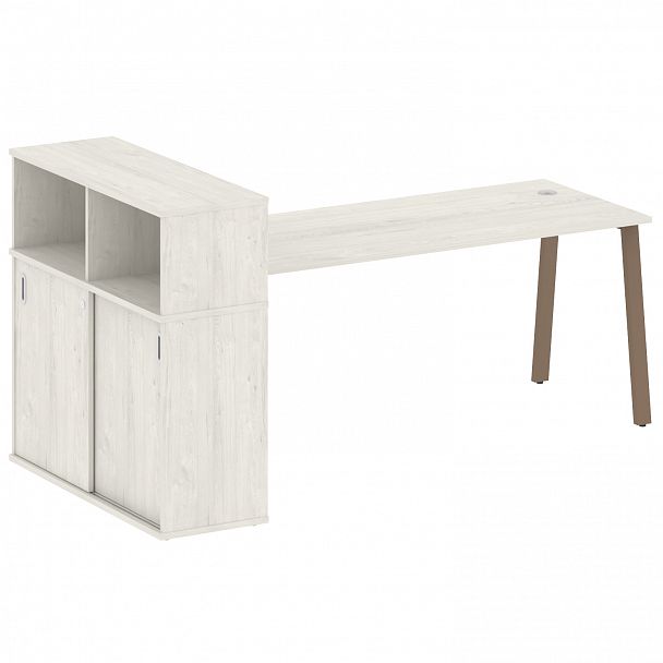 Рабочая станция "Metal System" БА.РС-СШК-3.5 дуб наварра/мокко - Вид 1