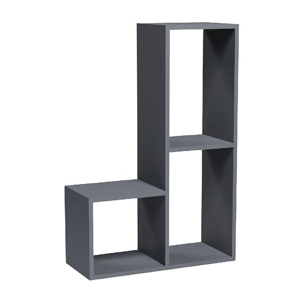 Гостиная Гира навесная полка ГН-2 графит серый - Вид 1