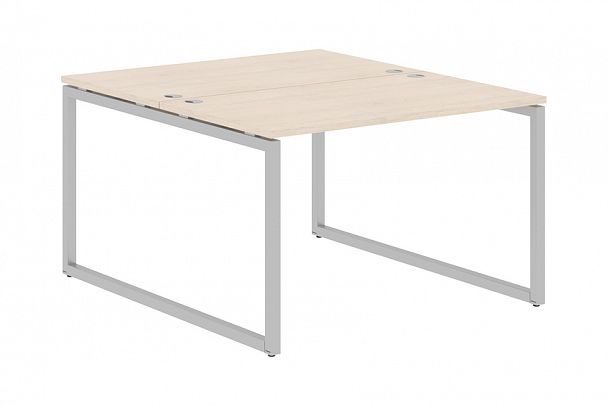 Стол "XTen-Q" XQWST 1414 бук тиара/алюминий - Вид 1