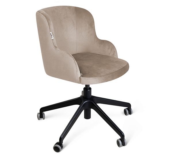 Стул подъемно-поворотный Sheffilton SHT-ST39/S154 латте/черный - Вид 2