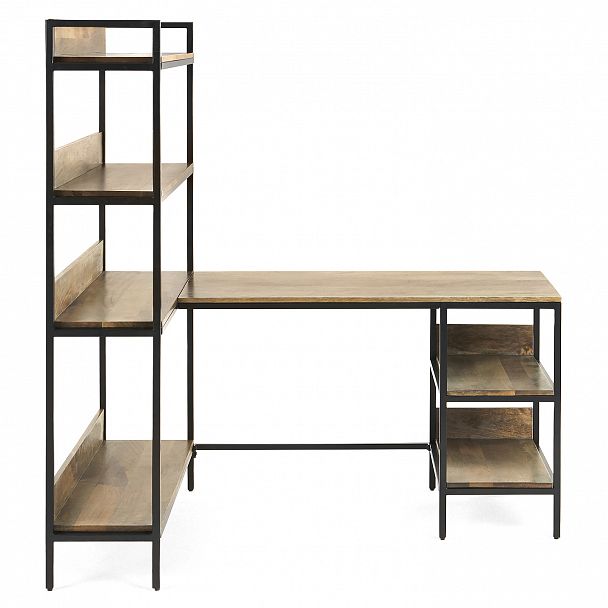 Стол угловой Lomond, регулируемый, с полками - Вид 3