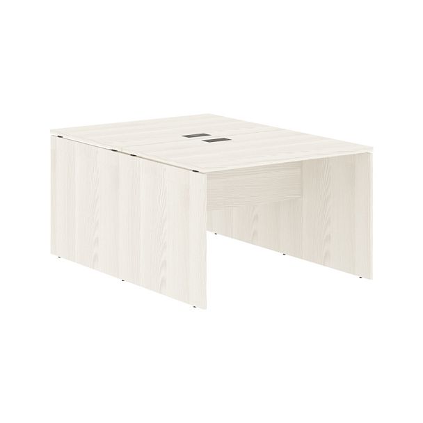 Стол двойной ED2ST 1180 Ясень Траун/Мокко 1160х1606х750 EDIS - Вид 1