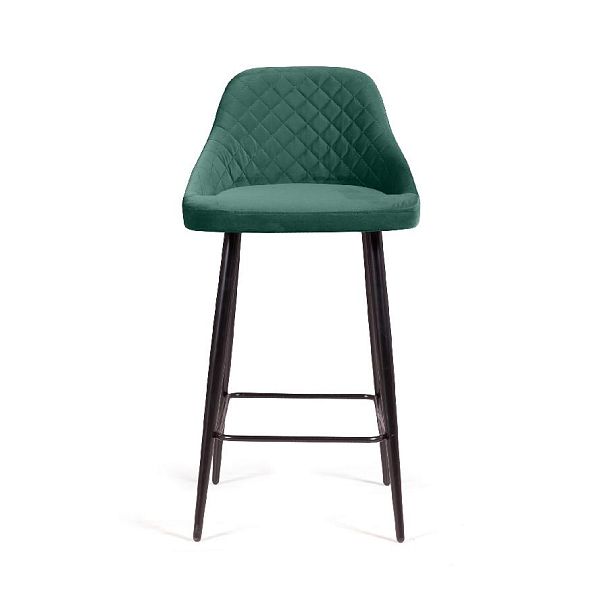 Стул барный Douglas ромб, бархат зеленый 19 - Вид 2