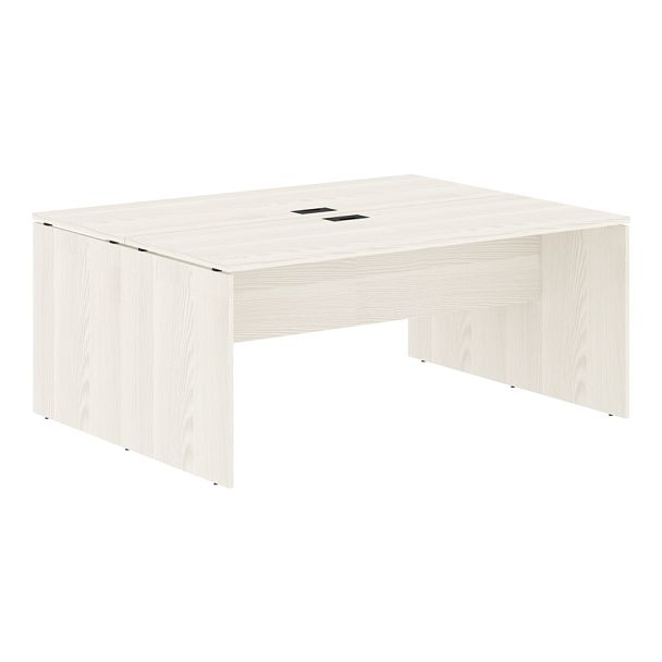 Стол двойной ED2ST 1767 Ясень Траун/Черный 1760х1346х750 EDIS - Вид 1