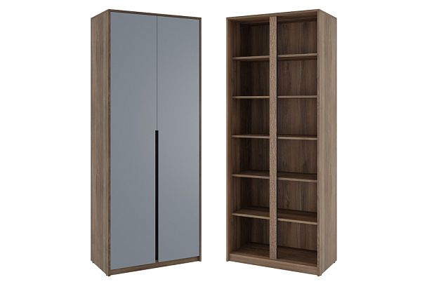 Шкаф для бумаг Artwood 90x45x221,6 дуб капучино - Вид 1