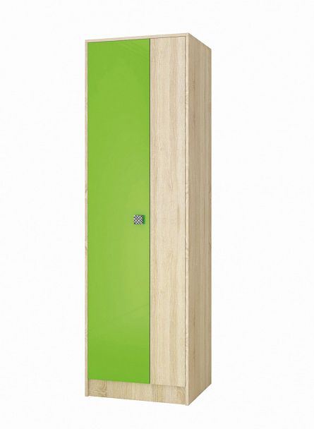 Шкаф Колибри (2000х600х520) дуб сонома/мохито матовый - Вид 1