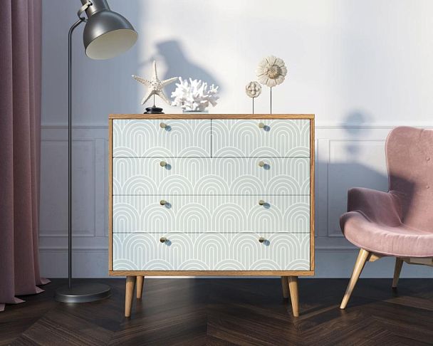 Комод Berber пять ящиков 34 принт арт BB36/Print_34 - Вид 4