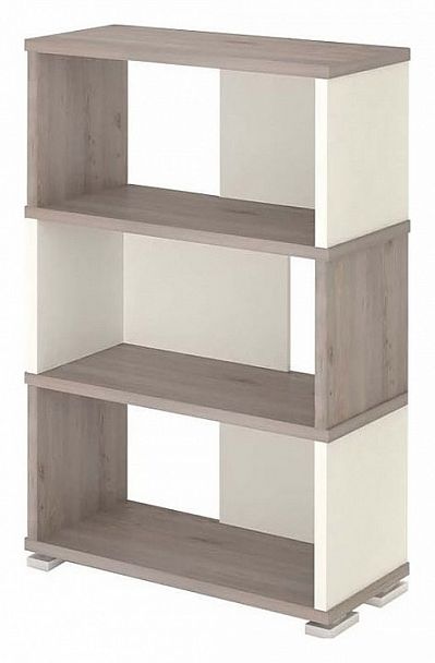 Стеллаж книжный Домино нельсон СБ-10_3 Белый/Нельсон - Вид 1