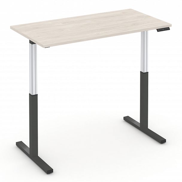 Стол электроподъемный "MOVE UP" MV.SE-3.7 Антрацит металл / Денвер Светлый - Вид 3