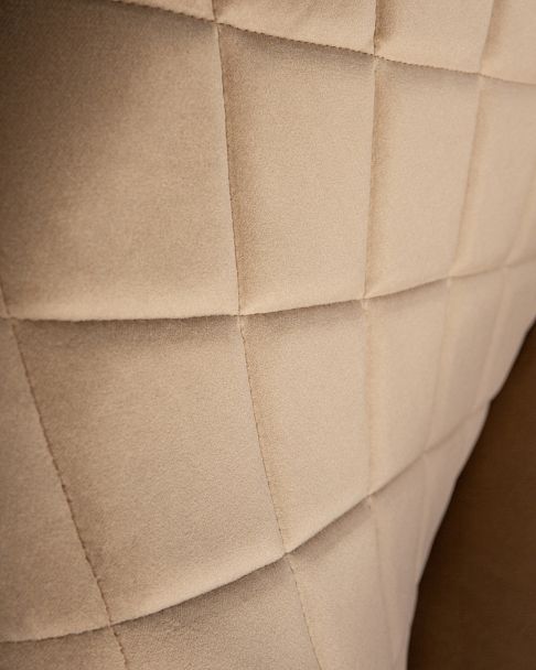 Стул обеденный DOBRIN ROBERT (черные матовые ножки, велюр V108-104 Мокко) - Вид 8