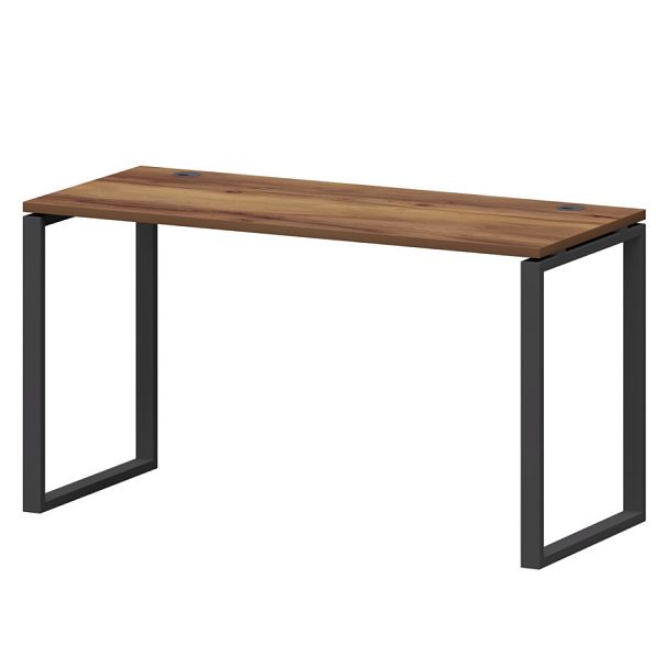 Стол на металлокаркасе СМС25-О-12К.60.Пр25 Таксония/Антрацит 1200x600x750 Смарт - Вид 1