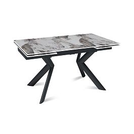 Стол раскладной Bridge (140+40+40), керамика глянцевая Pandora - Фото предпросмотра