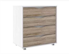 Веслав 5 (Веслав 8) комод белая лиственница/дуб баррик (СНЯТ) белая лиственница/дуб баррик - Фото предпросмотра