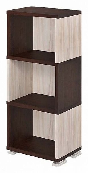 Стеллаж Домино СБ-15/3 Венге/Карамель - Вид 1