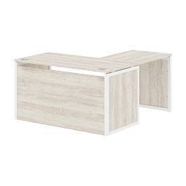 Стол угловой XQPCT 1415H Сосна Эдмонт/Белый 1400х1500х750 XTEN-QP - Фото предпросмотра