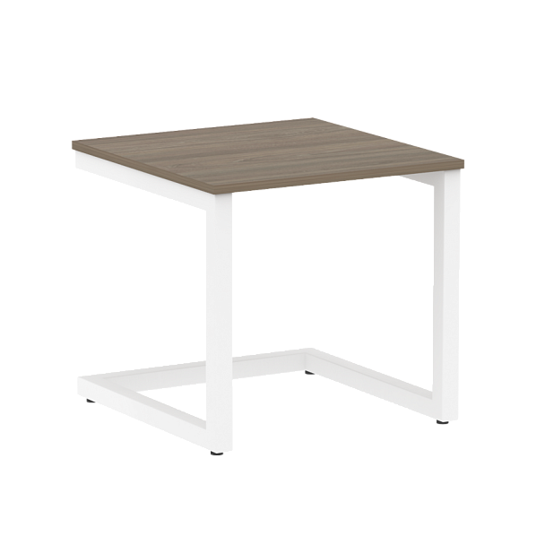 Home Office Стол журнальный VR.SP-2-58.G Вяз/Белый металл 580*600*550 - Вид 1