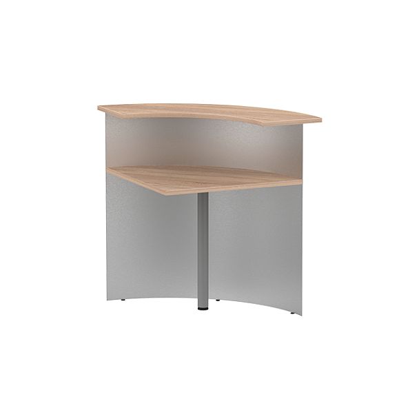 Стойка ресепшн угловая СР-80/80R дуб сонома - Вид 2