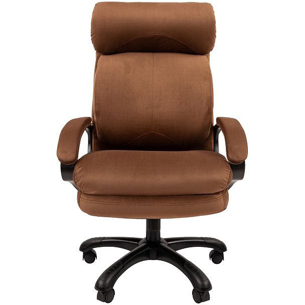 Кресло CHAIRMAN HOME 505, ткань велюр, коричневый - Вид 2