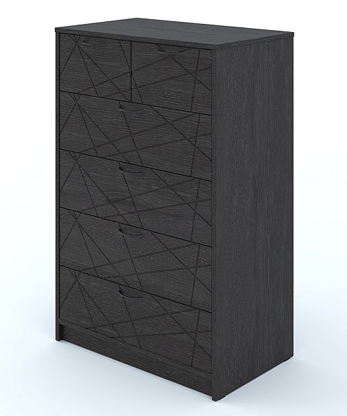 Комод "Комоды  для гостиной"  ПК-ОБИ-КД80Х48Я6/ПЛ-В1-179 дуб ферраре - Вид 1