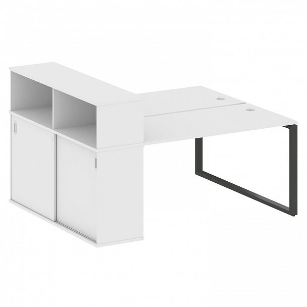 Рабочая станция "Metal System" БО.РС-СШК-2.3 белый/антрацит - Вид 1