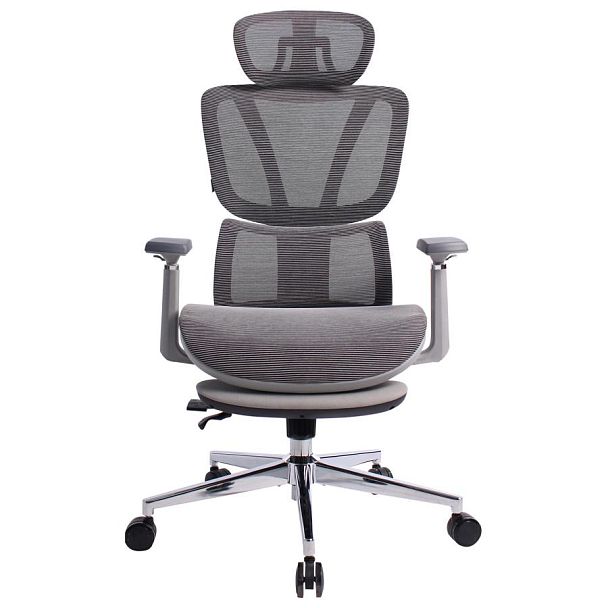 Кресло BRABIX PREMIUM "Evolution ER-700", подножка, слайдер, синхромеханизм, сетка, серое, 532948 - Вид 3