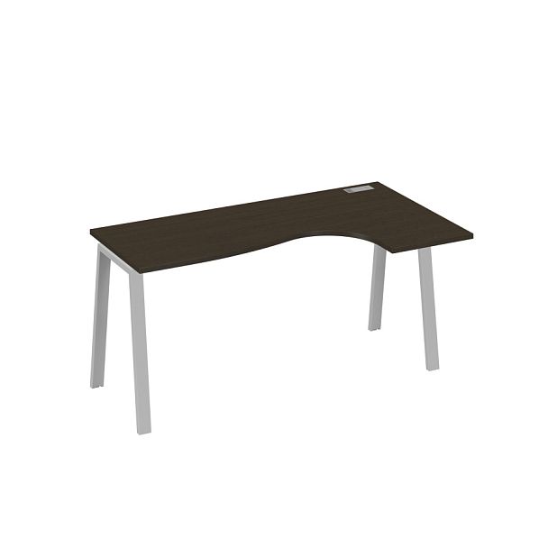 Стол эргономичный правый "Классика" на металлокаркасе TRE A4 А4 Б3 036 БП венге / металлокаркас серый - Вид 1