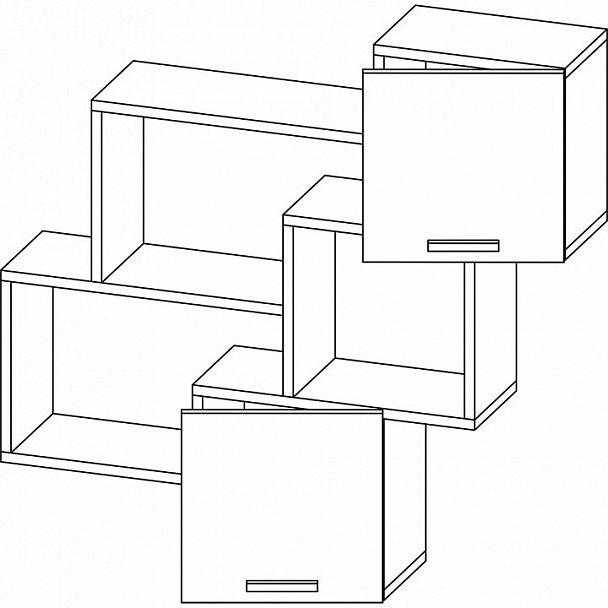 Полка комбинированная Флэш-28 - Вид 2