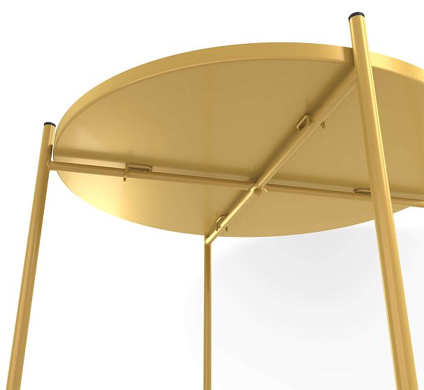 Столик кофейный Sheffilton SHT-CT8-2 золото - Вид 3