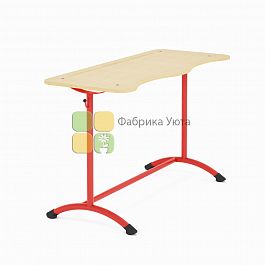 Парта "Экстра" 2-местная цвет. н/рег. (7 гр.) - Фото предпросмотра