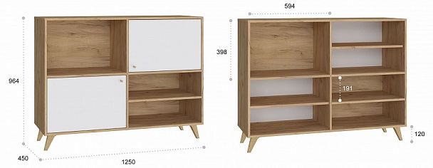 Тумба комбинированная Ирма ИР-11 - Вид 4