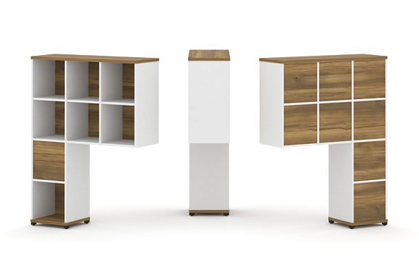 Concept Надставка высокая CN.ONV-002 Сандал Янтарный/Белый Бриллиант/Металл Черный 1099*350*1486 - Вид 1