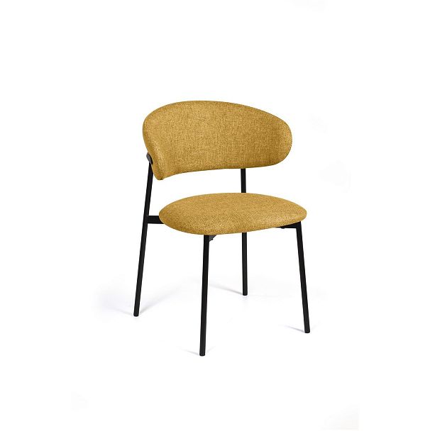 Стул Adele, рогожка welton 560, желтый - Вид 8