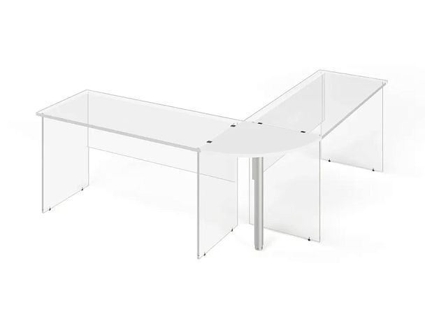 ЛАЙТ / LIGHT RLG012-6x6 Угловой сектор 60x60x2,2 Белый - Вид 1