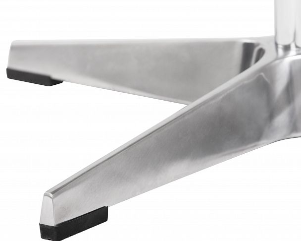 Кресло дизайнерское DOBRIN SWAN (бежевая ткань IF1, алюминиевое основание) - Вид 13