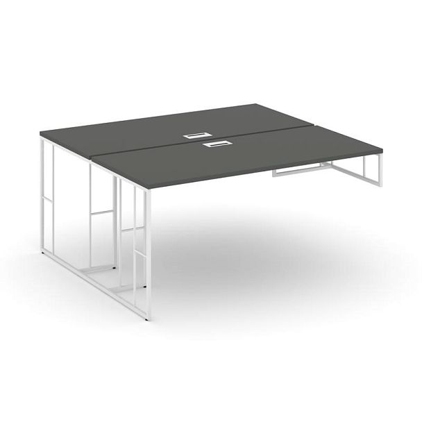 Rift Рабочая станция для опорной тумбы RF.DRSOT-005 Антрацит/Металл Белый 1780*1232*750 - Вид 1