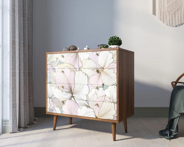 Комод Berber пять ящиков 31 принт арт BB36/Print_31 - Вид 3