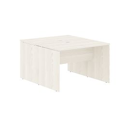 Стол двойной ED2ST 1167 Ясень Траун/Белый 1160х1346х750 EDIS - Фото предпросмотра