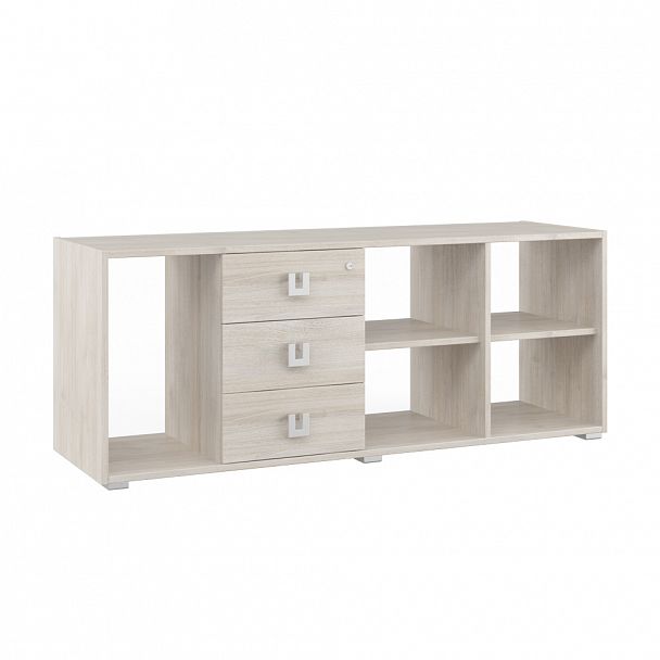 Креденция Solid 150x45x60 светлый дуб - Вид 1