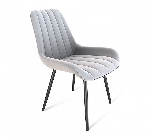 Стул Sheffilton SHT-ST37/S95-1 серое облако/черный муар - Вид 1