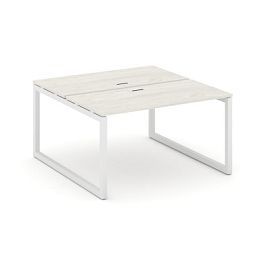 Стайл Проджект Рабочая станция 2-х сторон. SN-5O.DRS-011 Дуб Наварра/Металл Белый 980*1432*750 - Фото предпросмотра