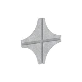 AcustiX Соединитель для войлочных экранов Х-образный VE.SVE-X Зимний Лес 200*200*12 - Фото предпросмотра