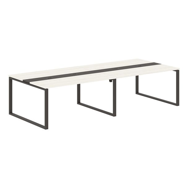 Конференц стол EQCT 3114 Ясень Траун/Мокко 3132х1346х750 EDIS - Вид 1