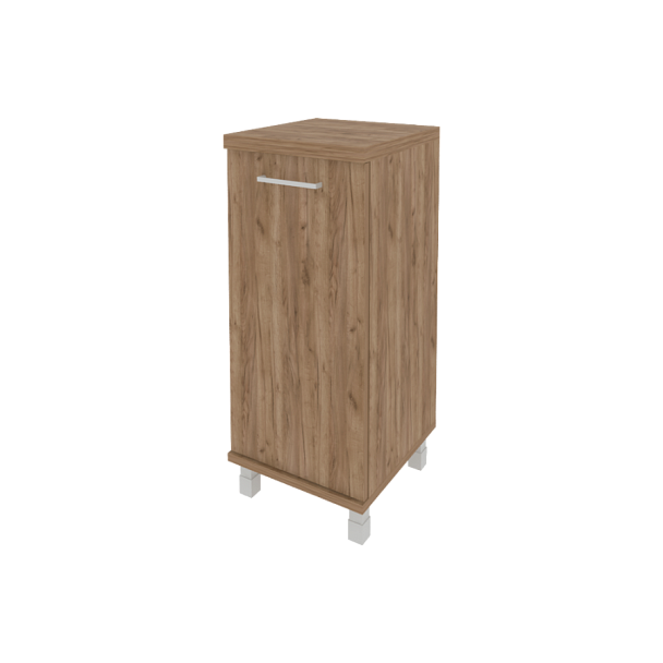 First Шкаф низкий узкий правый KSU-3.1 (R) Дуб табак 401*432*958 - Вид 1