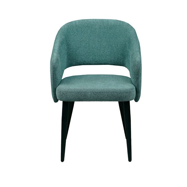 Стул Fly, синяя рогожка, ножки металлические - Вид 4