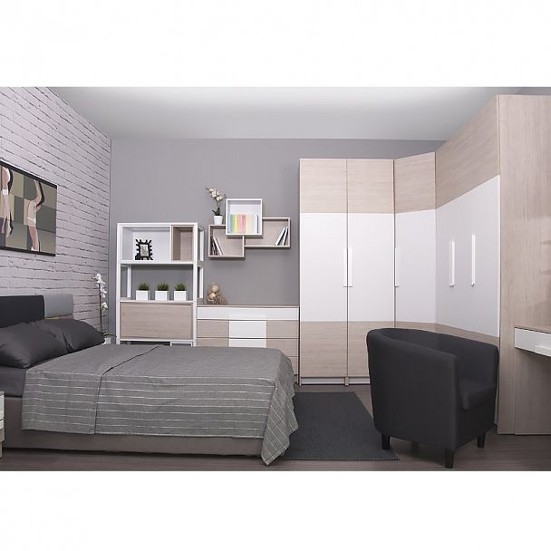 Шкаф 2-х створчатый Ш4 "Барселона" - Вид 3