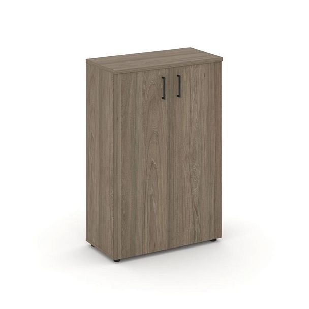 Стайл Проджект Шкаф средний широкий SN.STS-204 Вяз Благородный/Черный Ручки 796*400*1203 - Вид 1