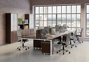 Metal System венге/белый - Вид 0