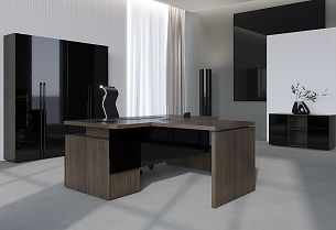 Kanon Дуб Мореный/Черный глянец - Вид 0