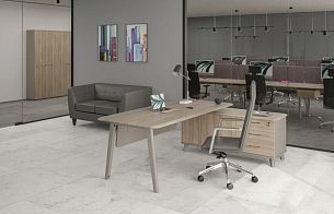 Time metal мокко премиум (корпус) / вяз либерти (столешница, топ, фасад) - Вид 0